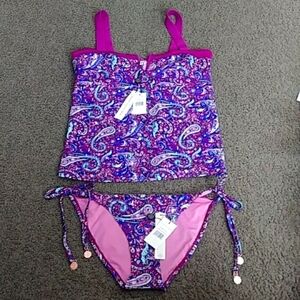 Nanette Lepore Tankini and bikini bottom set